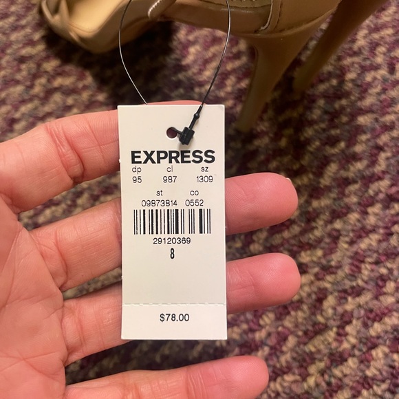 Express ankle wrap heels size 8 - Picture 4 of 4
